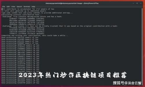 2023年热门炒作区块链项目推荐
