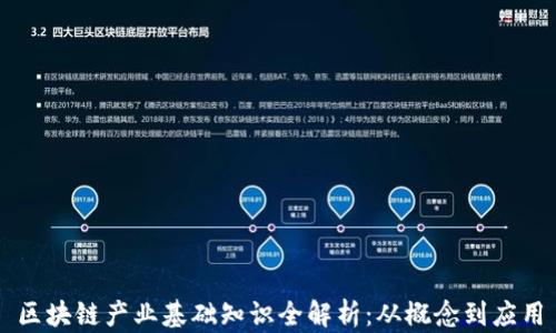 
区块链产业基础知识全解析：从概念到应用